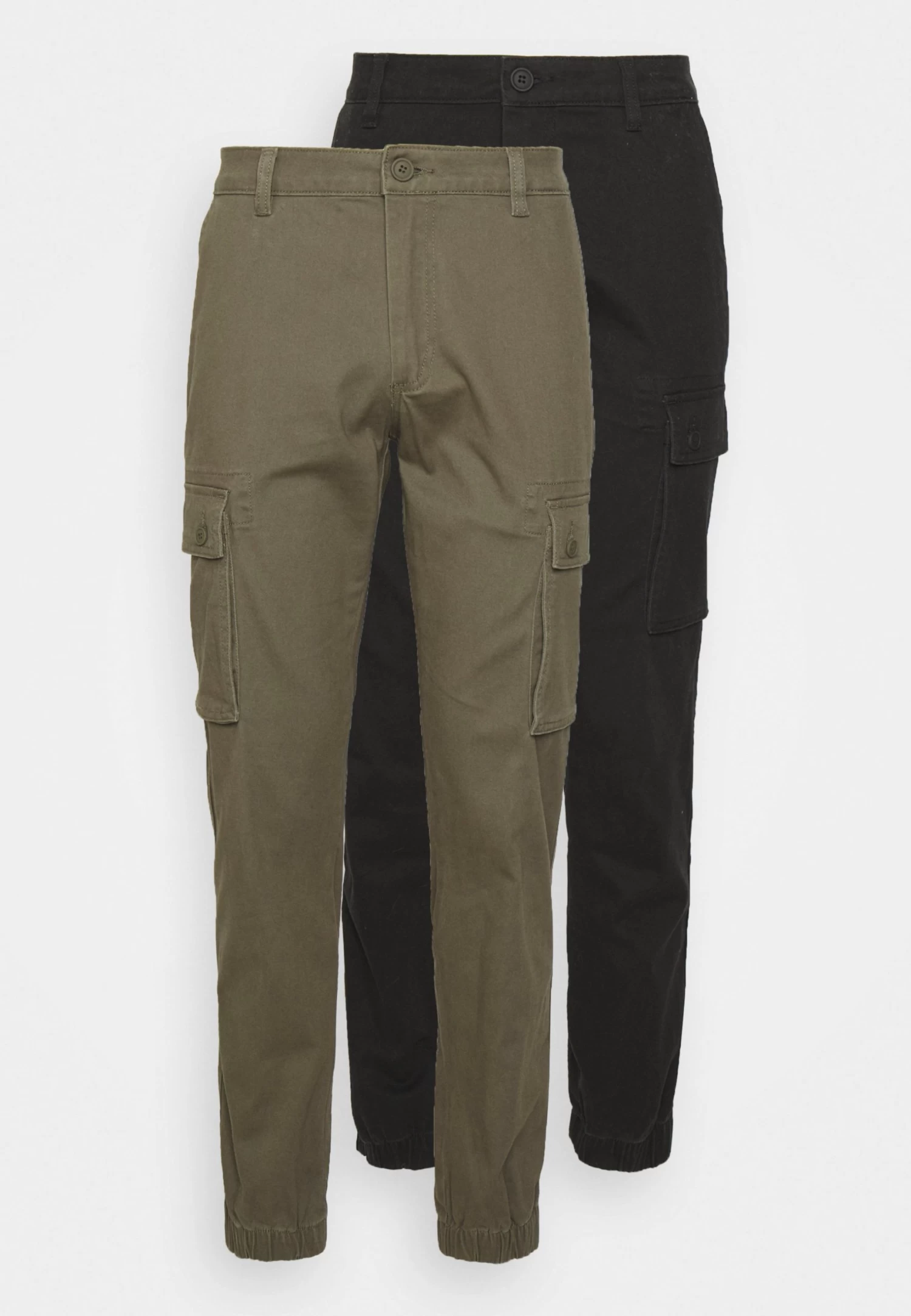 Pier One 2 Pack - Pantalones Cargo - Olive/Black 7 Pier One 2 Pack - Pantalones Cargo - Olive/Black - Imagen 5