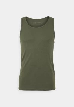 Pier One 3 Pack - Camiseta Interior - Black/Khaki/Mottled Dark Grey -Pier One 0f2fccc3500d43e89c1d03ced73ce834