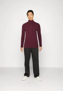 Pier One 2 Pack - Camiseta De Manga Larga - Beige/Bordeaux