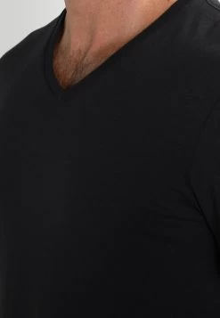 Pier One 2 Pack - Camiseta Básica - Black -Pier One 144a18a099e5428c92602fed22a8b338