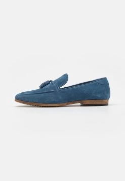 Pier One Leather - Mocasines - Blue