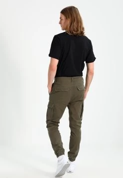 Pier One Cuffed Skinny Trouser- Pantalones Cargo - Khaki -Pier One 27a3522f85514c679fcedaaaf368adc1
