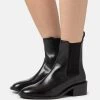 Pier One Leather- Botines - Black -Pier One 283f98b1ee434e178bea74493d54110b