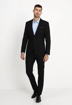 Pier One 2 Pack - Camisa Elegante - Light Blue/Dark Blue