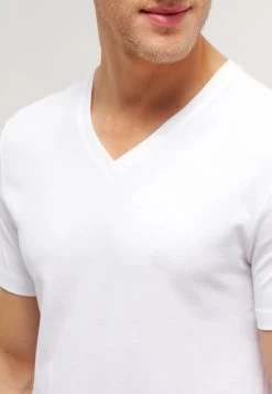 Pier One 2 Pack - Camiseta Básica - White/Black -Pier One 3d5015223ce5444ba04d1399d153510c