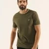 Pier One Camiseta Básica - Olive -Pier One 4cd3265c666c4679ab8023cb5e6ad06f