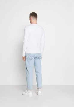 Pier One 5 Pack - Camiseta De Manga Larga - White/Dark Blu/Grey -Pier One 501e285d599547fa8b3d97a7168757c4