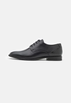 Pier One Leather - Zapatos Con Cordones - Black