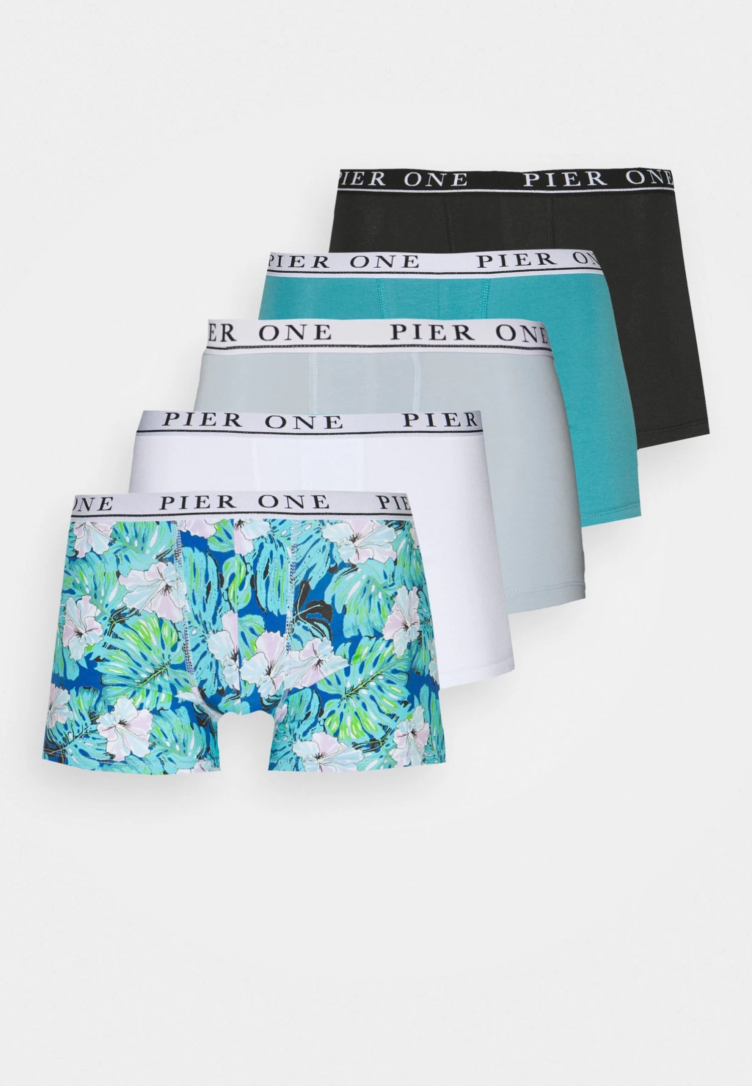 Pier One 5 Pack - Culotte - Black/White/Light Blue 7 Pier One 5 Pack - Culotte - Black/White/Light Blue - Imagen 5