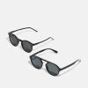 Pier One Unisex 2 Pack - Gafas De Sol - Black -Pier One 610e1e3c0f5d4705a83c554119ae8d47