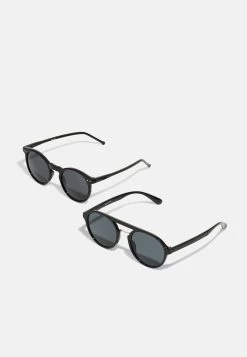 Pier One Unisex 2 Pack - Gafas De Sol - Black
