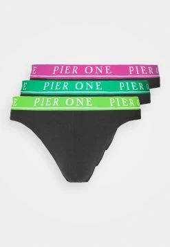 Pier One Branded Waistband Briefs 3 Pack - Braguitas - Black 12 Pier One Branded Waistband Briefs 3 Pack - Braguitas - Black -Pier One 68332279d8a640caac60267b6cd7c785