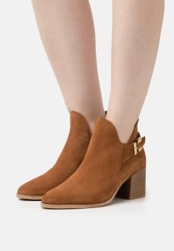 Pier One Leather - Botines - Cognac