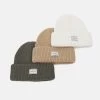 Pier One Unisex 3 Pack - Gorro - Beige/Green/White -Pier One 6ad8097c027d4ec08970da09c291110d