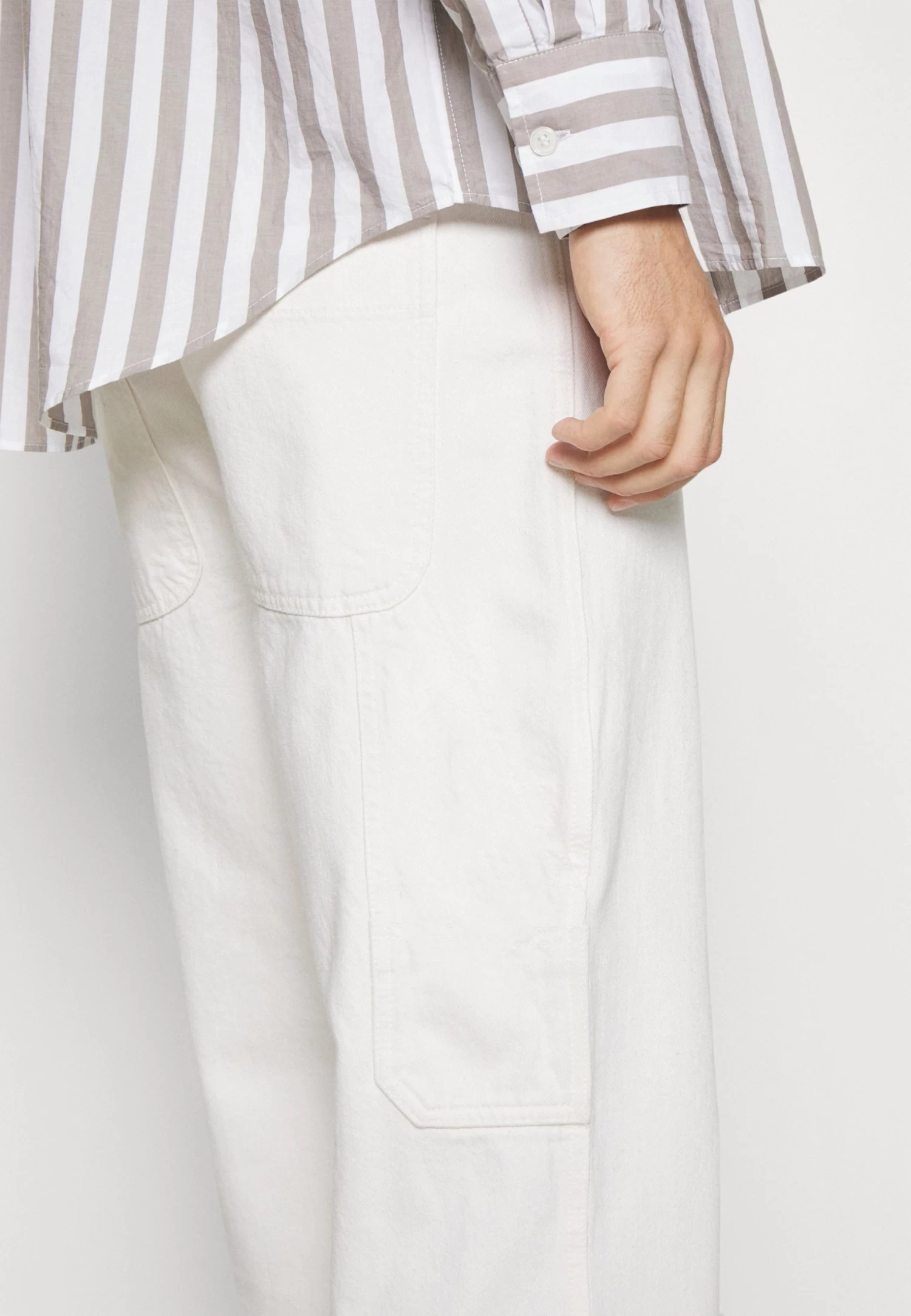 Pier One Carpenter Colored Twill- Vaqueros Rectos - Off-White 8 Pier One Carpenter Colored Twill- Vaqueros Rectos - Off-White - Imagen 6