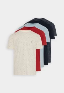 Pier One 5 Pack - Camiseta Básica - Dark Blue/White/Red -Pier One 7c8adf1583084519b45d5ca34c19d68e