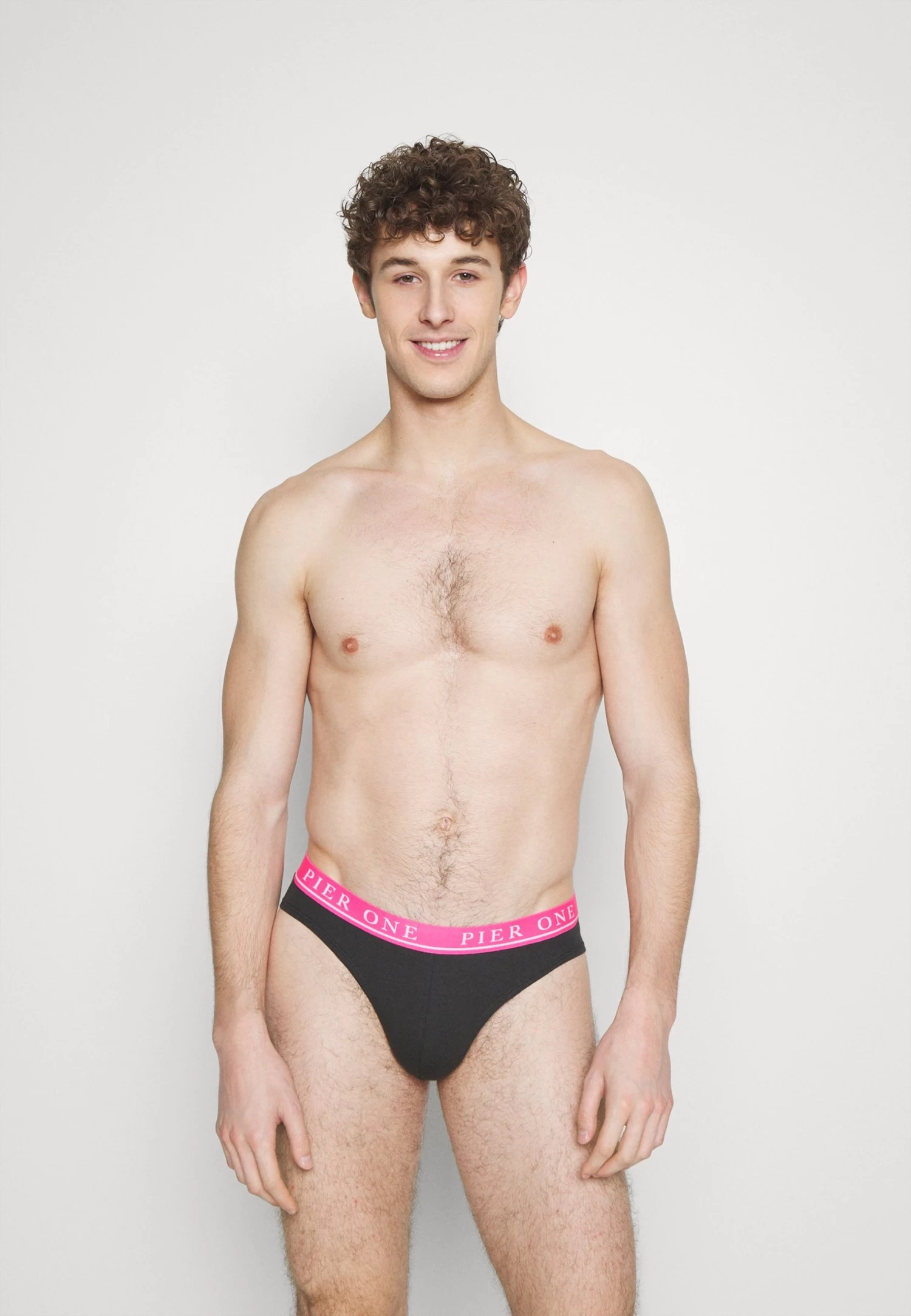 Pier One Branded Waistband Briefs 3 Pack - Braguitas - Black 3 Pier One Branded Waistband Briefs 3 Pack - Braguitas - Black