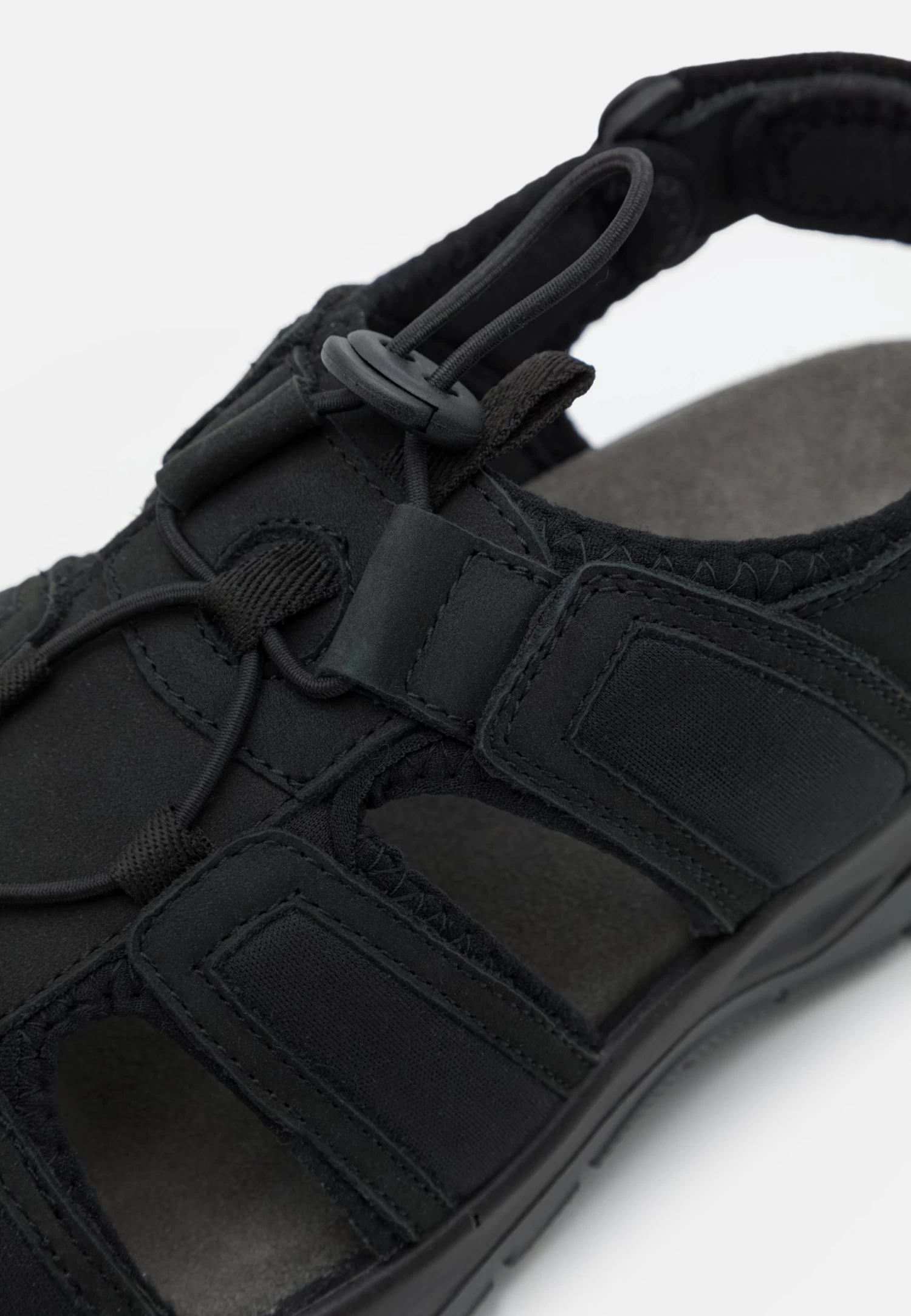 Pier One Leather - Sandalias De Senderismo - Black 8 Pier One Leather - Sandalias De Senderismo - Black - Imagen 6