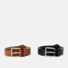 Pier One 2 Pack - Cinturón - 802 - Black_708 - Cognac -Pier One abeb01e9f66341298bd4d0757b9b6d0e