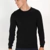 Pier One Basic Crewneck - Jersey De Punto - Black -Pier One af19890ce8a74478ac96cd01413cb907