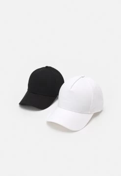 Pier One Unisex 2 Pack - Gorra - Black/White
