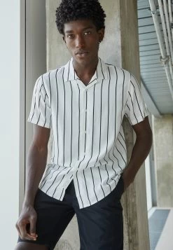 Pier One 2 Pack - Camisa - Black/White -Pier One e9850c2e54ca4eb6b01614842b047075